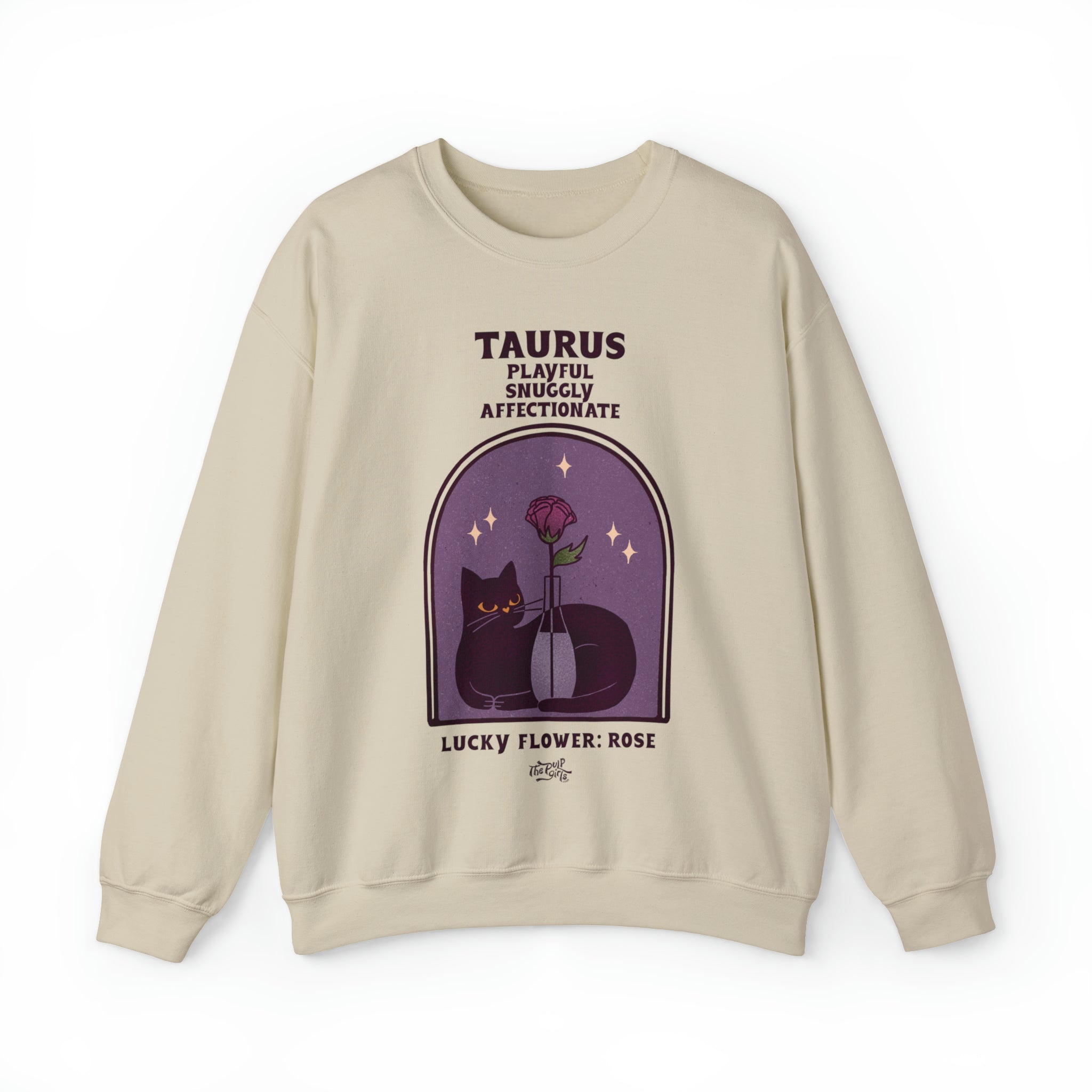 Taurus Cat Astrology Crewneck