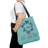 Libra Butterfly Astrology Tote