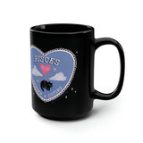 Love Cat Astrology Mug - Pisces 15oz
