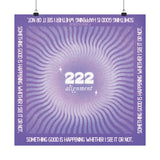 222 Angel Number Matte Art Print