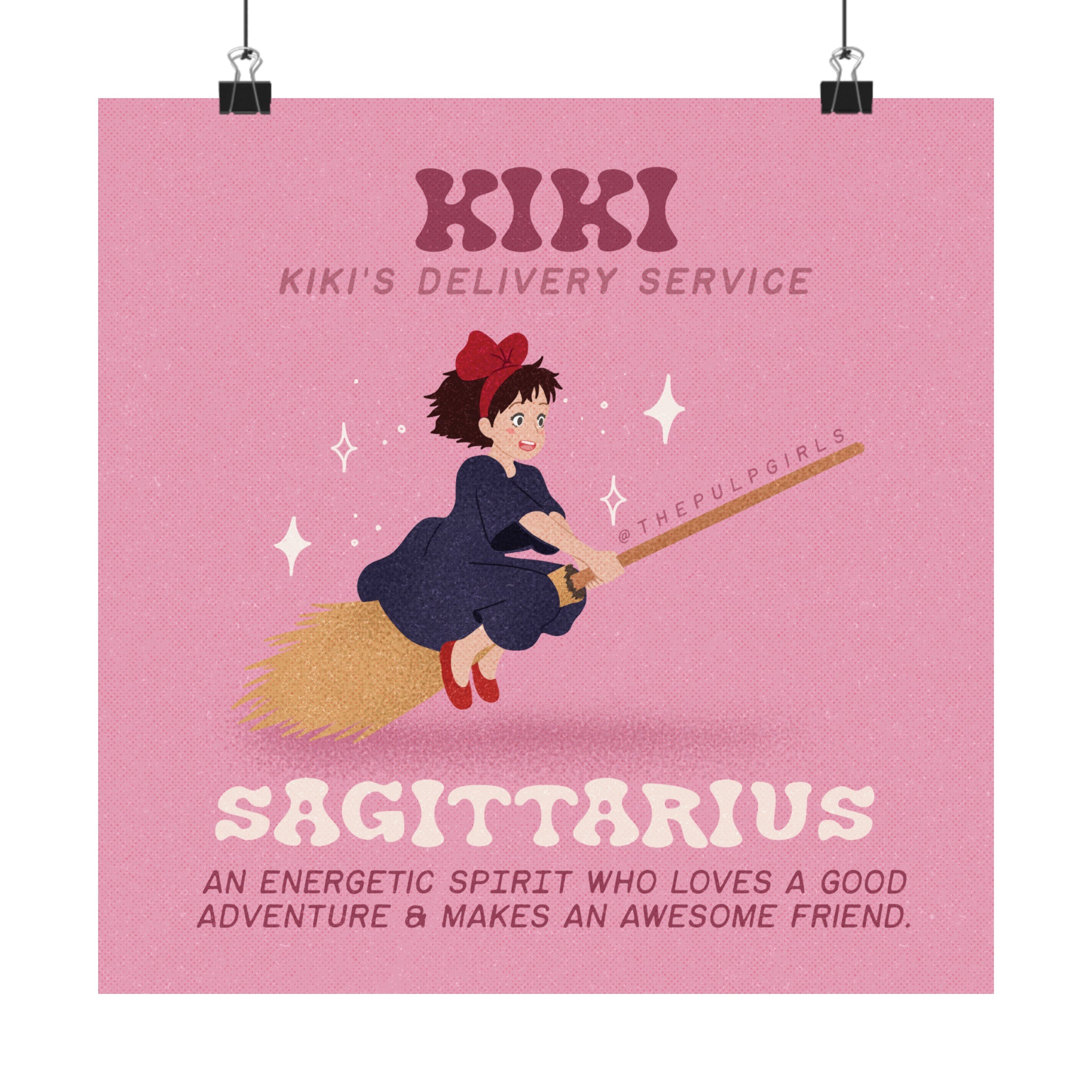 Studio Ghibli Fan - Kiki - Sagittarius - Art Print