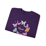 Pisces Butterfly Astrology Crewneck