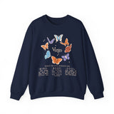 Virgo Butterfly Astrology Crewneck