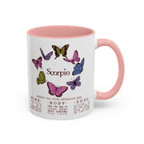 Scorpio Butterfly Astrology Mug