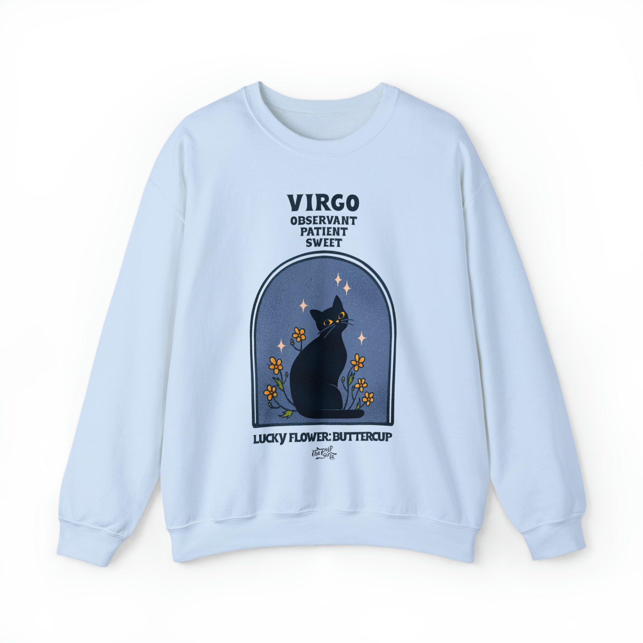 Virgo Cat Astrology Crewneck