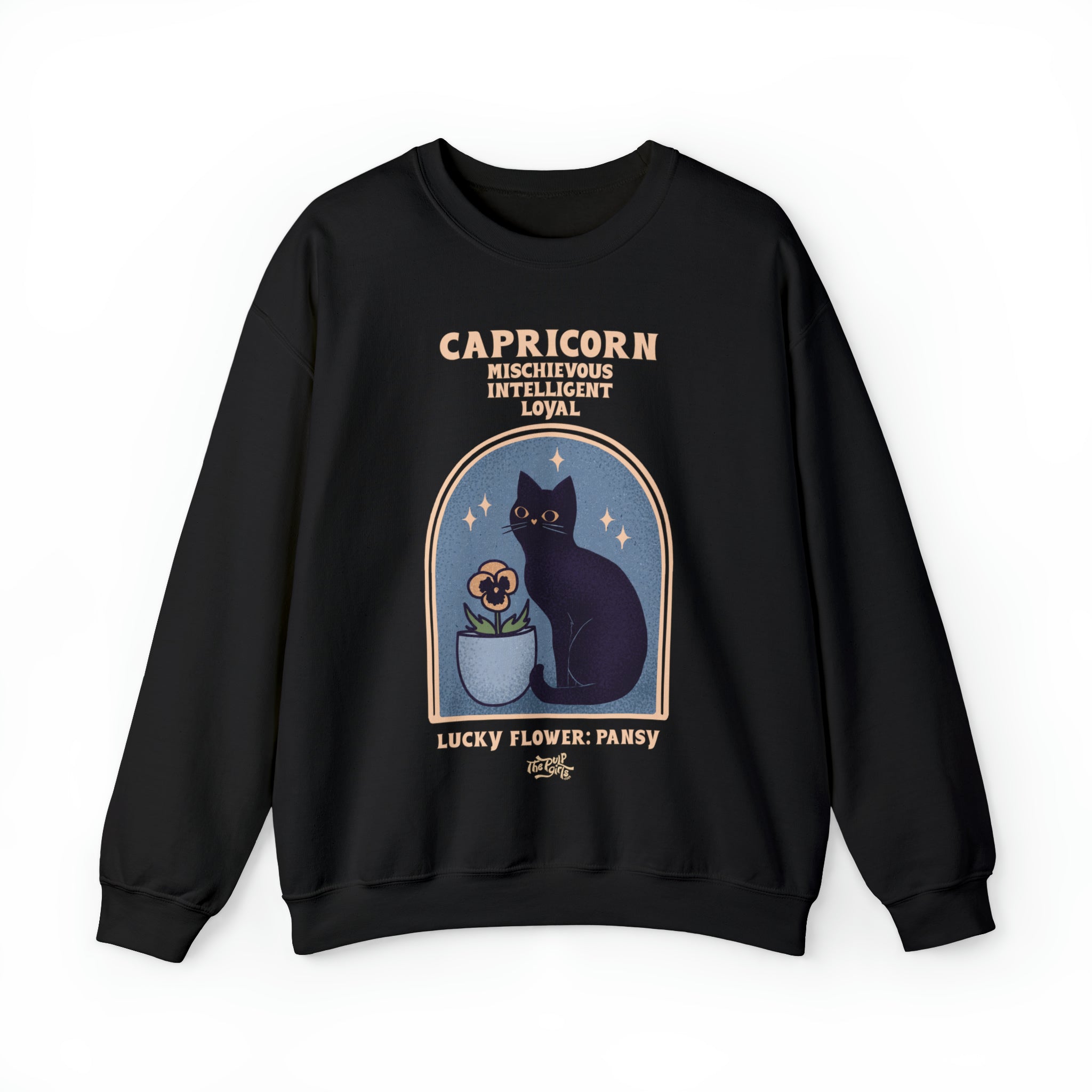 Capricorn Cat Astrology Crewneck