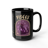 Pisces Spooky Cat Astrology Mug