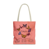 Cancer Butterfly Astrology Tote
