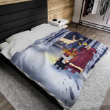 Winter Witch Magic Plush Blanket