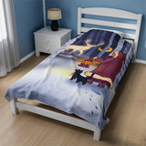 Winter Witch Magic Plush Blanket