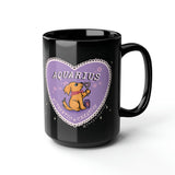 Lover Dog Astrology Mug - Aquarius 15oz