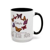 Cancer Butterfly Astrology Mug