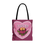 Pisces Lover Dog Astrology Tote
