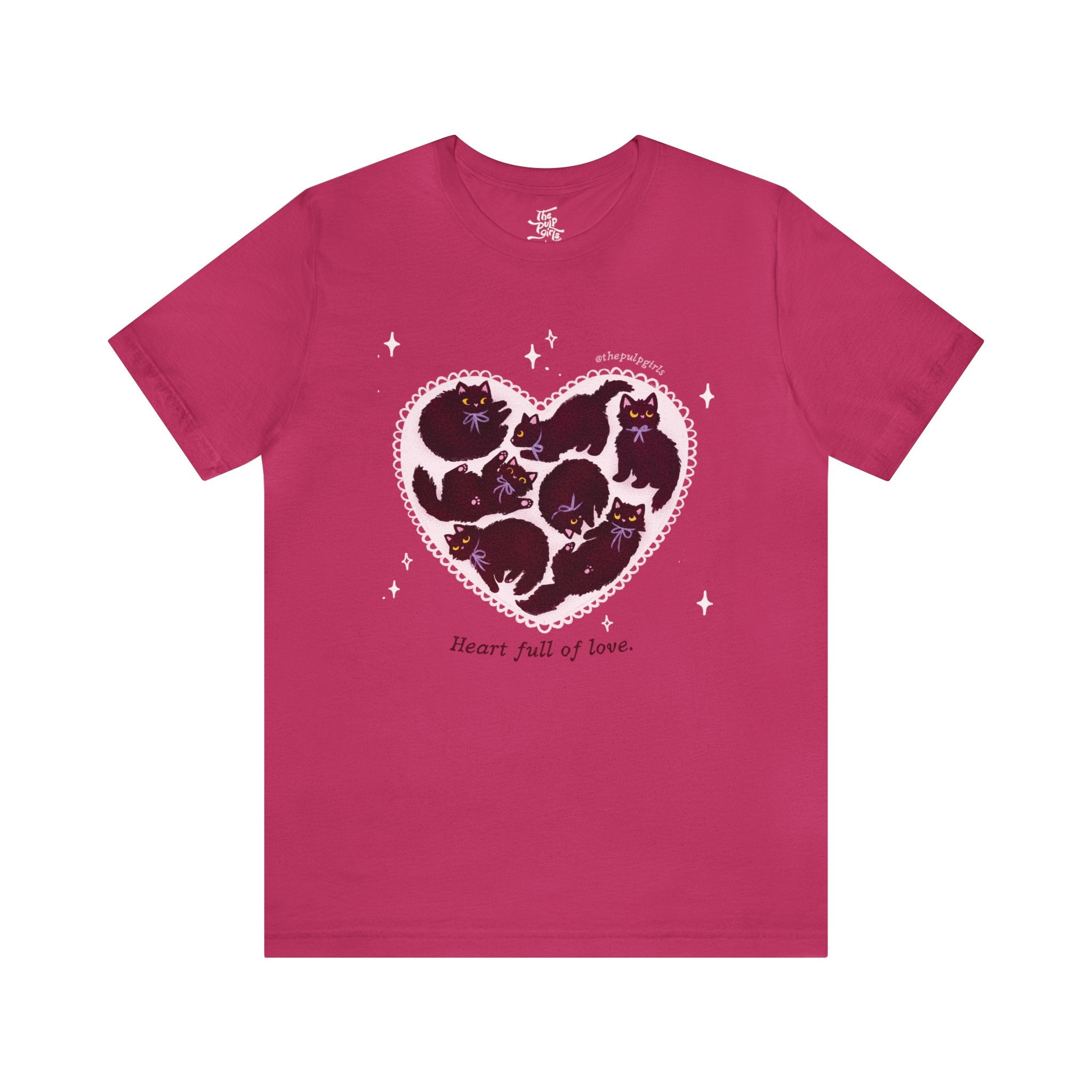 Heart Full Of Cat Love Tee