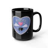 Love Cat Astrology Mug - Pisces 15oz