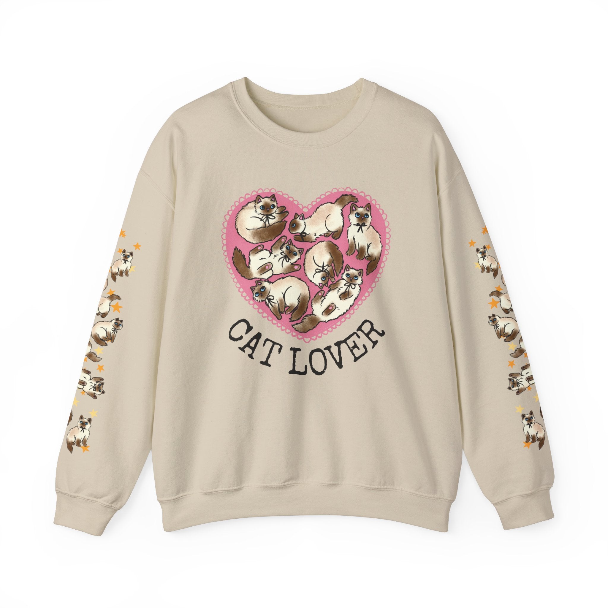 Siamese Cat Lover Crewneck Sweatshirt