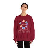 Aquarius Butterfly Astrology Crewneck