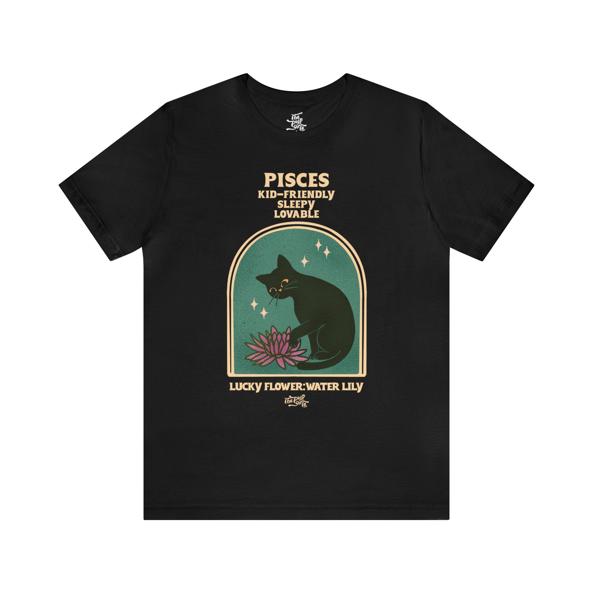 Pisces Cat Astrology Tee