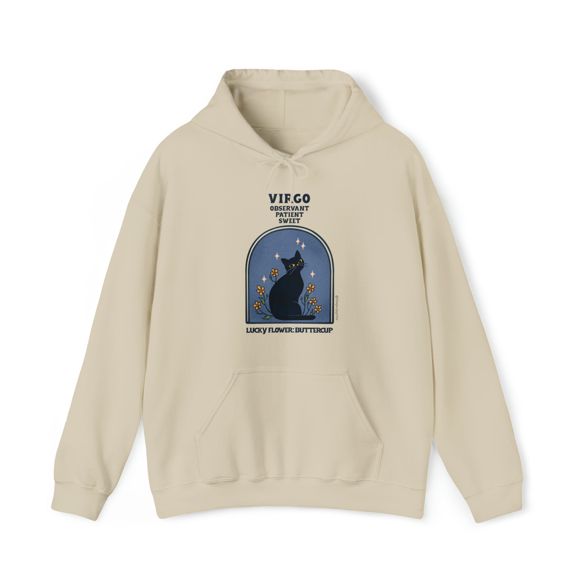 Virgo Cat Astrology Hoodie