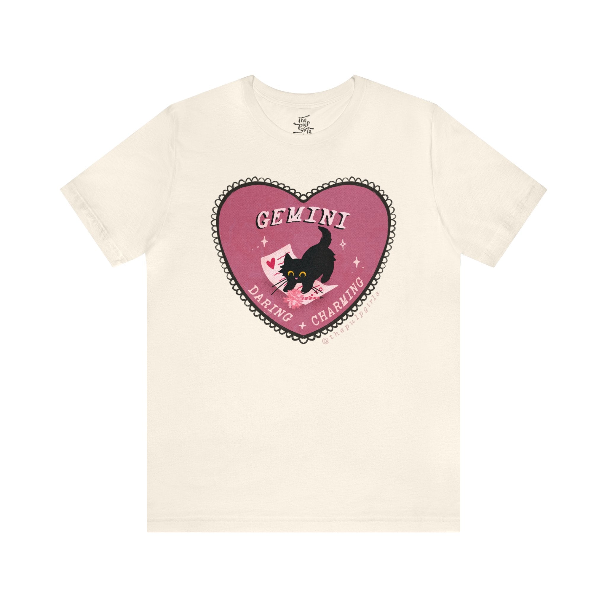 Gemini Love Cat Astrology Tee