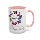Scorpio Butterfly Astrology Mug
