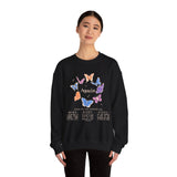 Aquarius Butterfly Astrology Crewneck