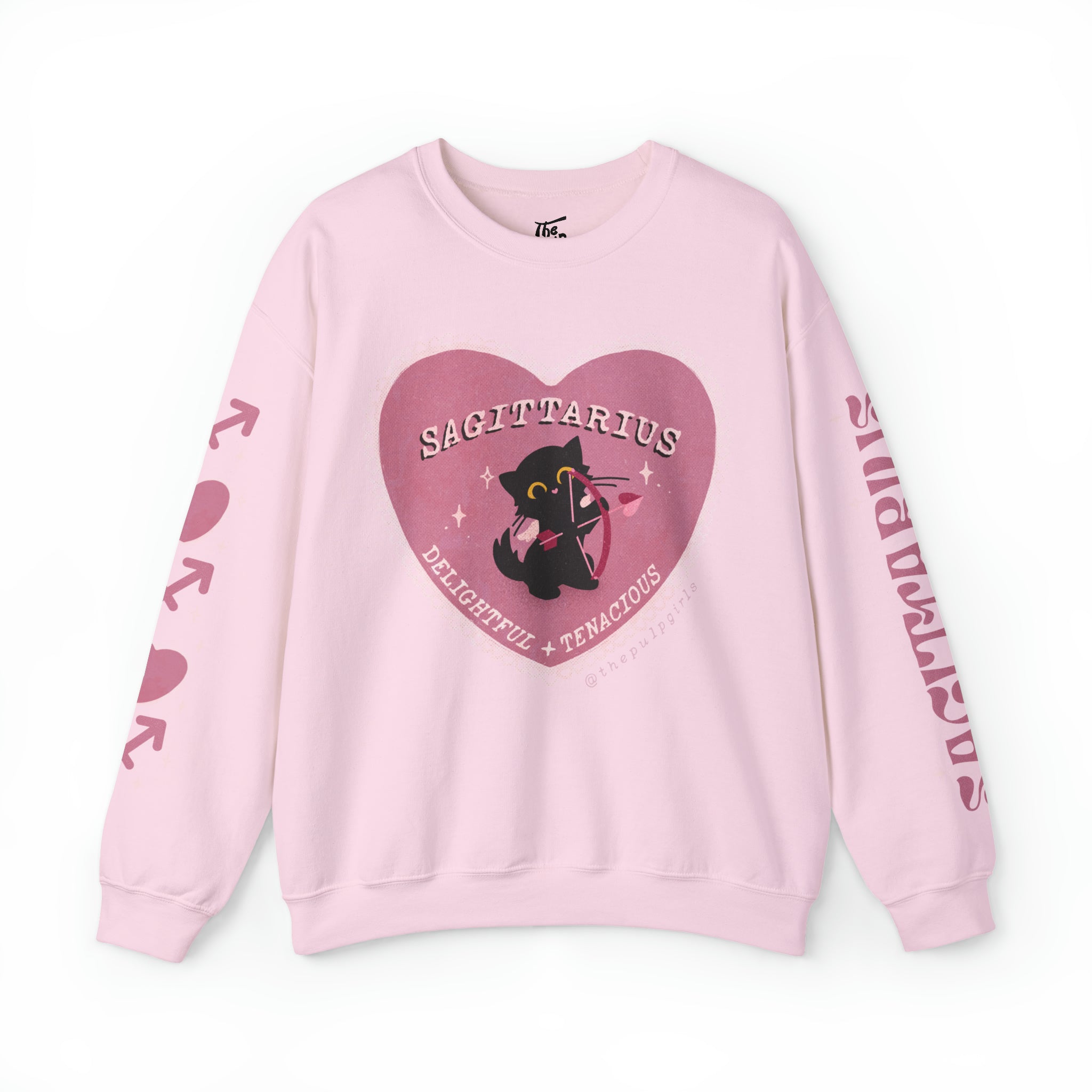 Sagittarius Love Cat Astrology Crewneck