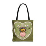 Cancer Lover Dog Astrology Tote