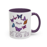 Pisces Butterfly Astrology Mug