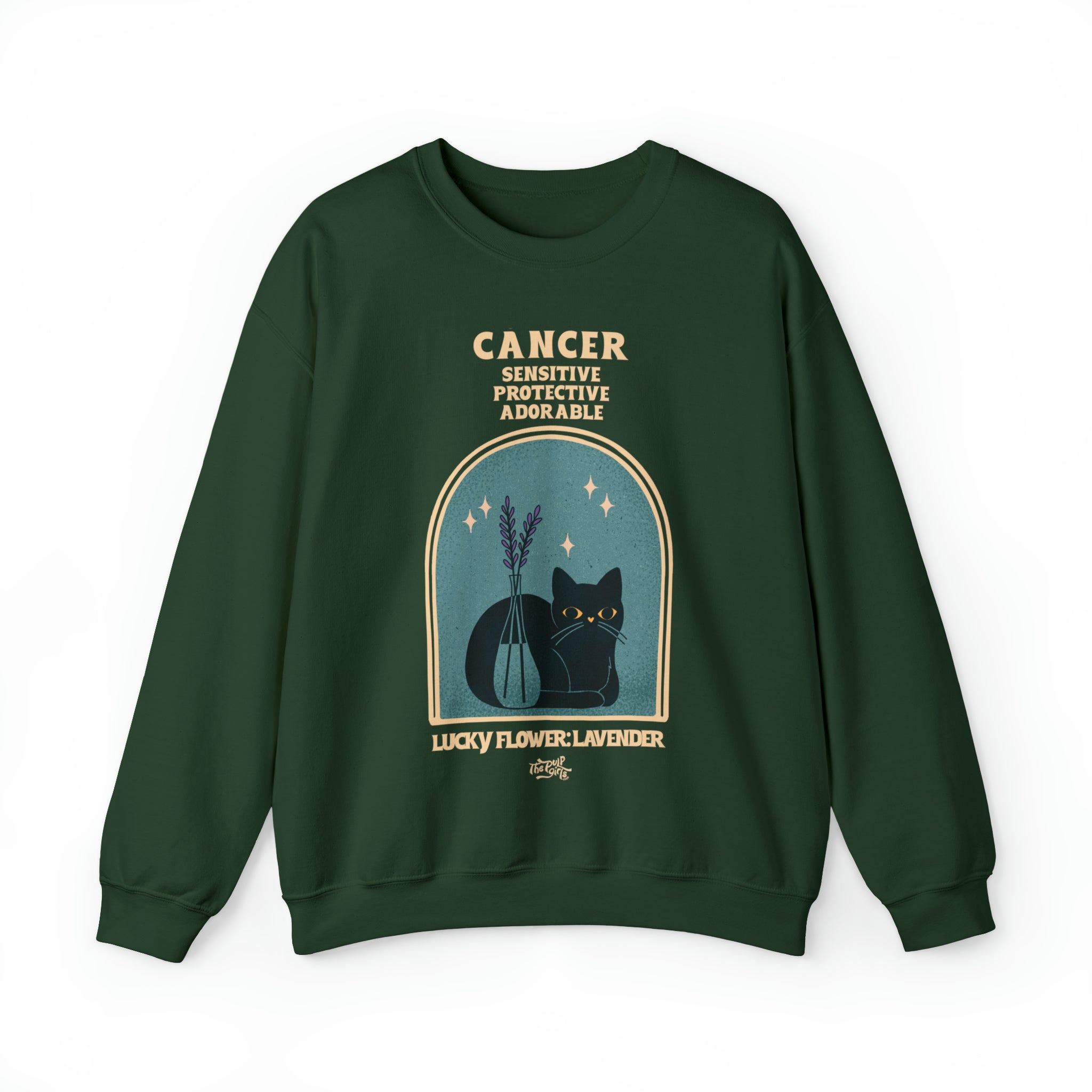 Cancer Cat Astrology Crewneck