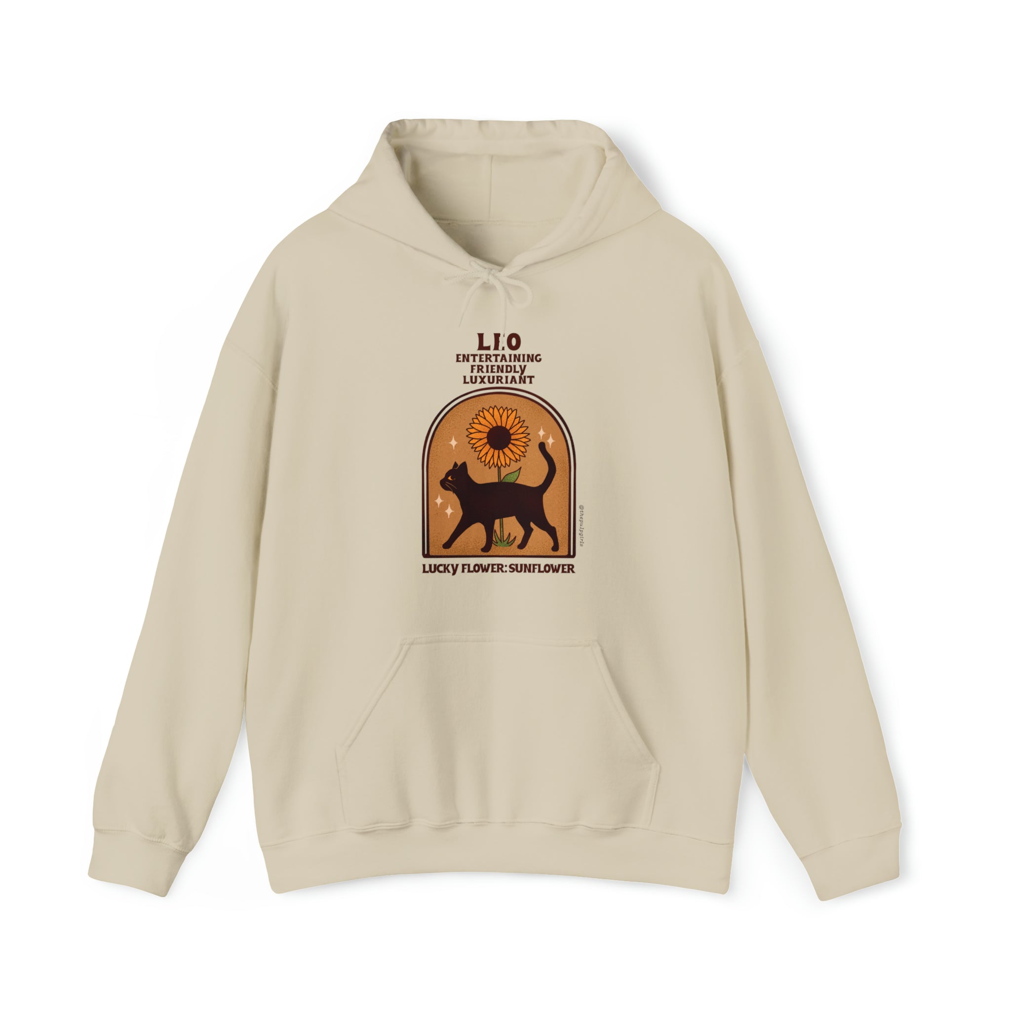 Leo Cat Astrology Hoodie