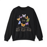 Leo Butterfly Astrology Crewneck