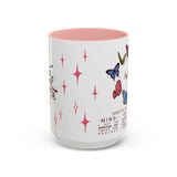Aries Butterfly Astrology Mug