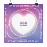888 Angel Number Matte Art Print