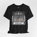 Memento Mori Astrology Tee - Aquarius