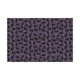 Black Cat Wrapping Paper - Purple