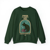 Pisces Cat Astrology Crewneck