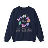 Libra Butterfly Astrology Crewneck