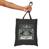 Memento Mori Astrology Canvas Tote - Capricorn