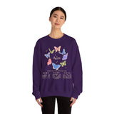 Aries Butterfly Astrology Crewneck