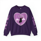 Libra Love Cat Astrology Crewneck