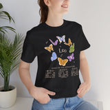 Leo Astrology Butterfly Tee