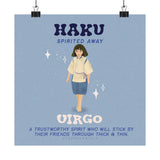 Studio Ghibli Fan - Haku - Virgo - Art Print