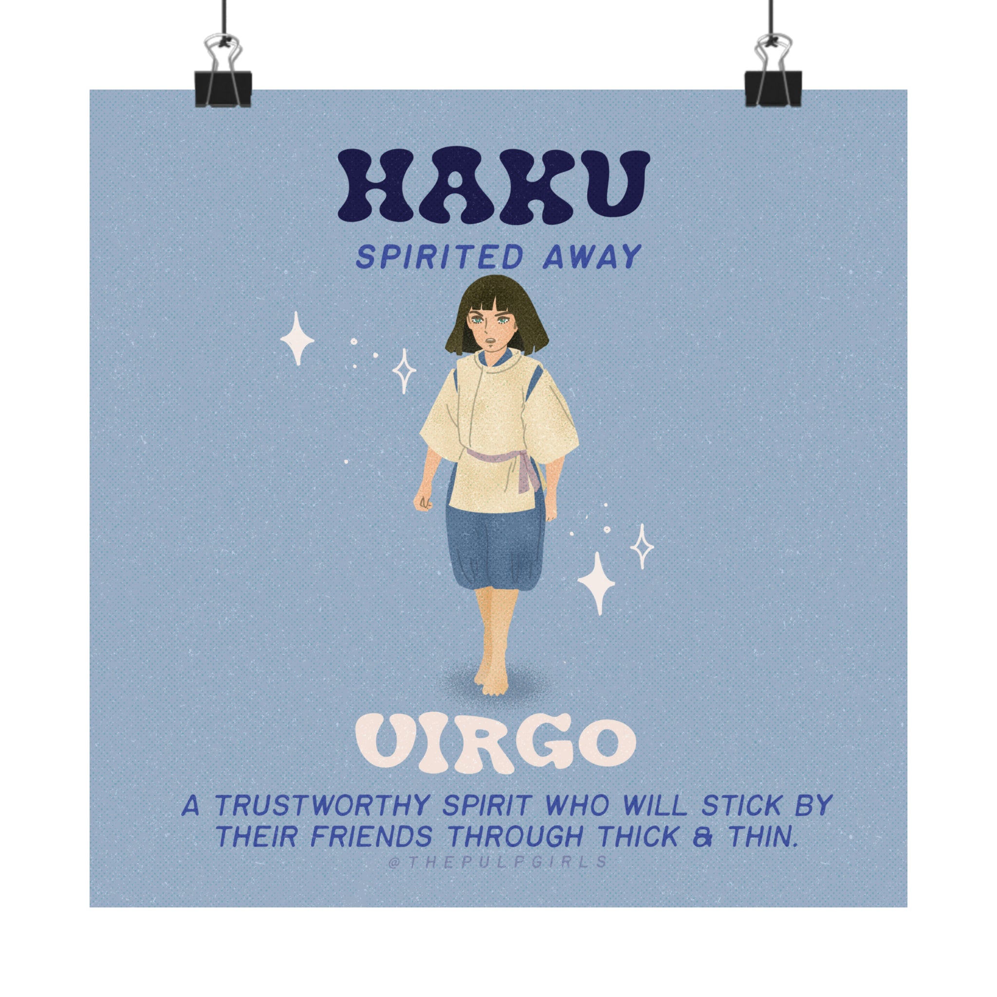 Studio Ghibli Fan - Haku - Virgo - Art Print