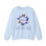 Aquarius Butterfly Astrology Crewneck