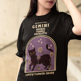 Gemini Cat Astrology Tee