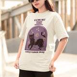 Gemini Cat Astrology Tee