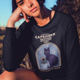 Capricorn Cat Astrology Crewneck