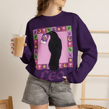 Leo Whimsical Crow Crewneck Sweatshirt