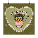 Cancer Lover Dog Art Print